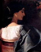 An Italian Lady Frederick Leighton